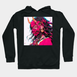 Pink Demon Girl Hoodie